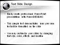 Animated Echo PowerPoint Template text slide design