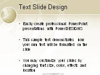 Animated Wire Wave Tan PowerPoint Template text slide design