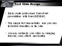 Animated Flash PowerPoint Template text slide design