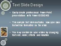 Financial02 PowerPoint Template text slide design