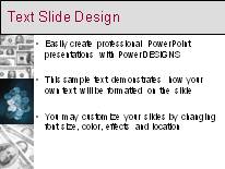 Financial19 PowerPoint Template text slide design