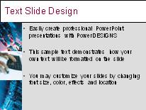 High_tech08 PowerPoint Template text slide design