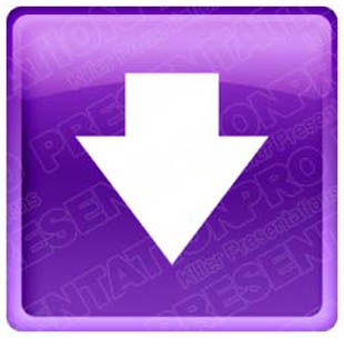 Download arrowboxdirectdown purple PowerPoint Graphic and other software plugins for Microsoft PowerPoint