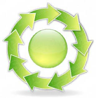 Download arrowcycle a 9green PowerPoint Graphic and other software plugins for Microsoft PowerPoint