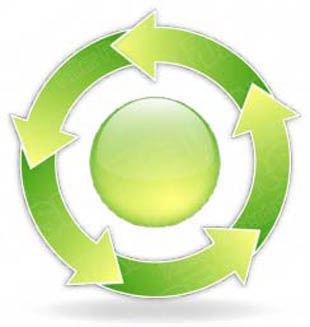 Download arrowcycle b 5green PowerPoint Graphic and other software plugins for Microsoft PowerPoint