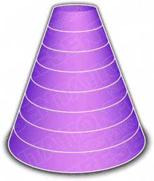 Download cone up 8purple PowerPoint Graphic and other software plugins for Microsoft PowerPoint