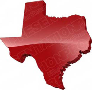 Download map texas red PowerPoint Graphic and other software plugins for Microsoft PowerPoint