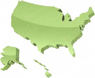 Download map usa green PowerPoint Graphic and other software plugins for Microsoft PowerPoint