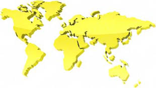 Download map world yellow PowerPoint Graphic and other software plugins for Microsoft PowerPoint