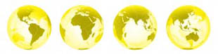Download 3d globes yellow PowerPoint Graphic and other software plugins for Microsoft PowerPoint