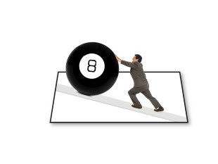 PowerPoint Image - 3D 8 Ball Square