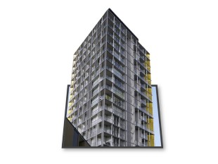 PowerPoint Image - 3D Building Square