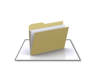 PowerPoint Image - 3D Folder Square