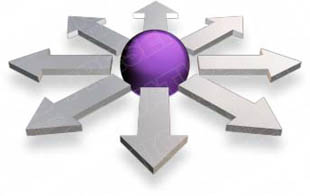 Download 3dspherearrow08 purple PowerPoint Graphic and other software plugins for Microsoft PowerPoint