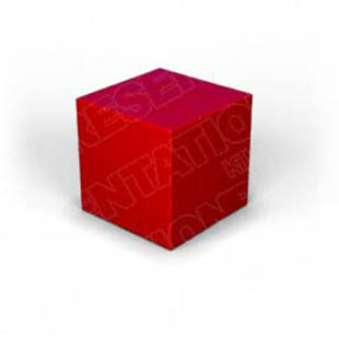 Download puzzle cube 1 red PowerPoint Graphic and other software plugins for Microsoft PowerPoint