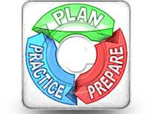 Plan Prepare Practice Square Color Pencil PPT PowerPoint Image Picture