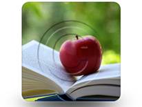 Apple Book 01 Square PPT PowerPoint Image Picture