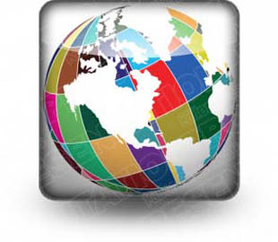 Download patchwork globe b PowerPoint Icon and other software plugins for Microsoft PowerPoint