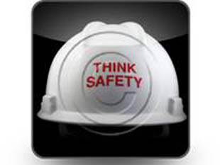 Think Safety Square PPT PowerPoint Image Picture
