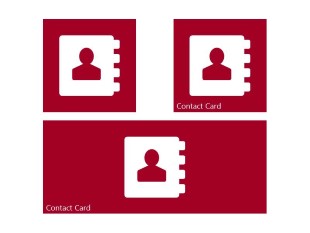 Contact Card PPT PowerPoint Image Picture