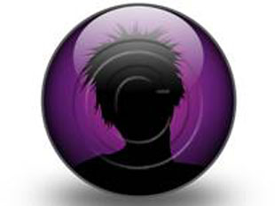 Avatar Purple S PPT PowerPoint Image Picture