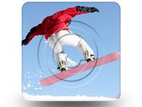 Snowboard 01 Square PPT PowerPoint Image Picture