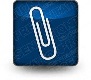 Download paperclip blue PowerPoint Icon and other software plugins for Microsoft PowerPoint