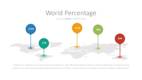 026 World Percentages PowerPoint Infographic pptx design