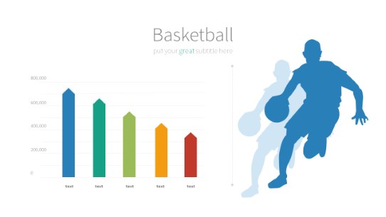006 Basketball PowerPoint Infographic pptx design