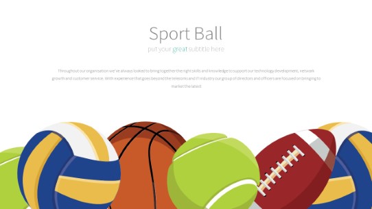 035 Sports Balls PowerPoint Infographic pptx design