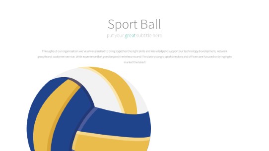 039 Volley Balls PowerPoint Infographic pptx design