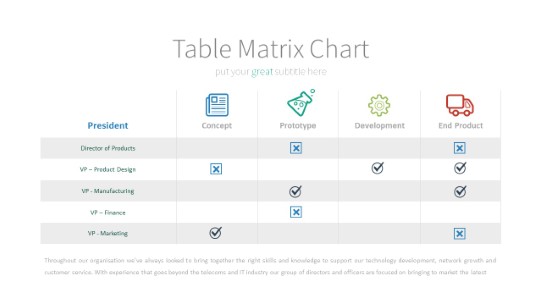 053 Table Matrix PowerPoint Infographic pptx design