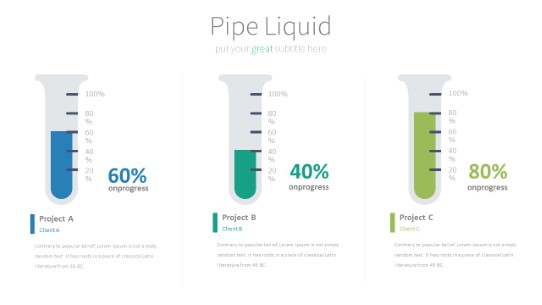 054 Pipe Liquids PowerPoint Infographic pptx design