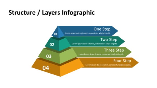 008 - Pyramid Layers PowerPoint Infographic pptx design