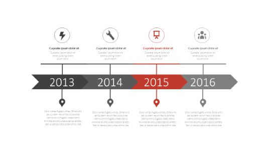 050 - Timeline PowerPoint Infographic pptx design