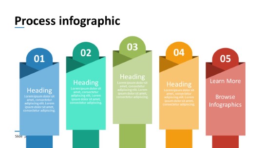 072 - Process Shapes PowerPoint Infographic pptx design