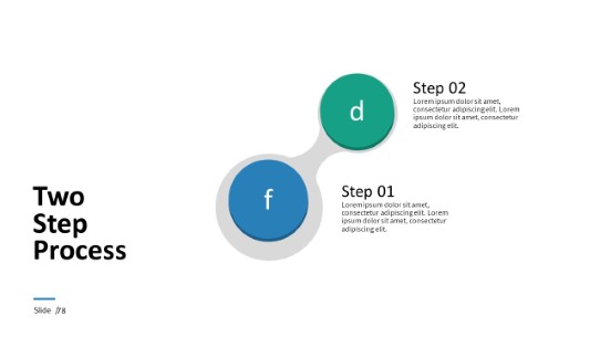 078 - Steps Circles PowerPoint Infographic pptx design