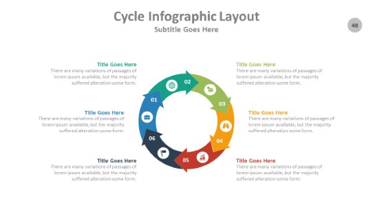 Cycle 048 PowerPoint Infographic pptx design