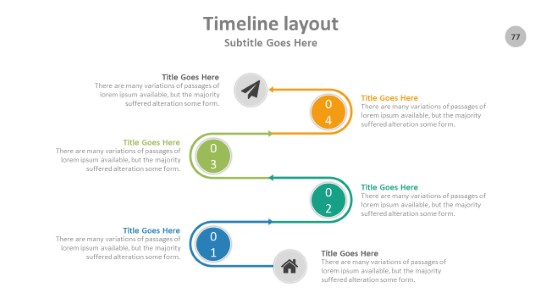 Timeline 077 PowerPoint Infographic pptx design