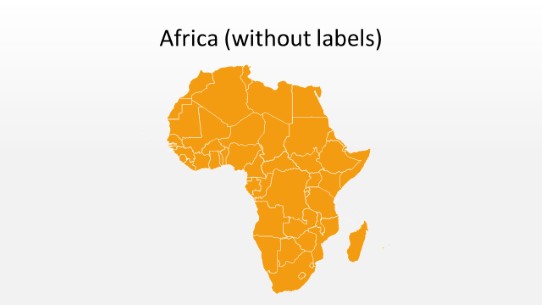 PowerPoint Map - Africa 016