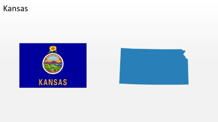 PowerPoint Map - Kansas