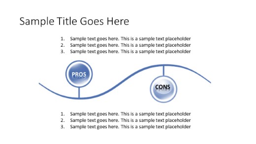 Pro Con Timeline01 PowerPoint PPT Slide design