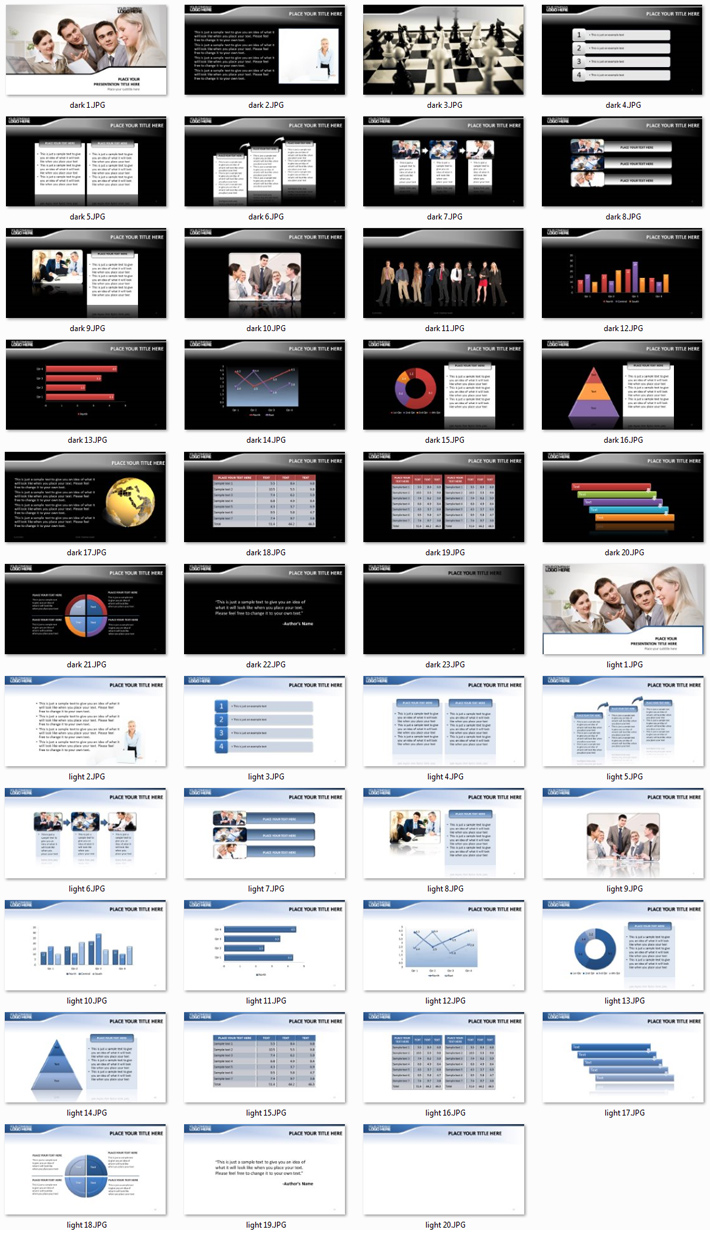 Power Presentation: Consulting PPT Premium PowerPoint Presentation Template Slide Set