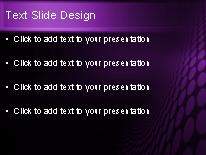Abc Violet PowerPoint Template text slide design