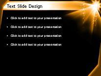 Binary Light Orange PowerPoint Template text slide design