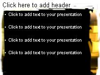 Bizzare PowerPoint Template text slide design