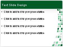 Checkerboard Green PowerPoint Template text slide design
