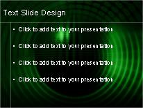 Circulary Green PowerPoint Template text slide design