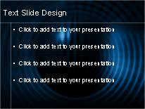 Circulary Teal PowerPoint Template text slide design