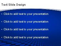 Downunder Blue PowerPoint Template text slide design